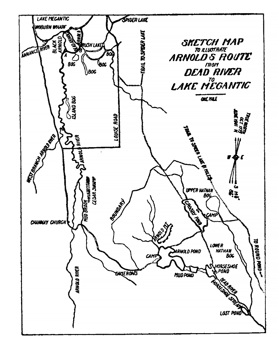 Justin H. Smith, Arnold’s March from Cambridge to Quebec: A Critical Study (New York: G.P. Putnam’s Sons, 1903), p. 171.